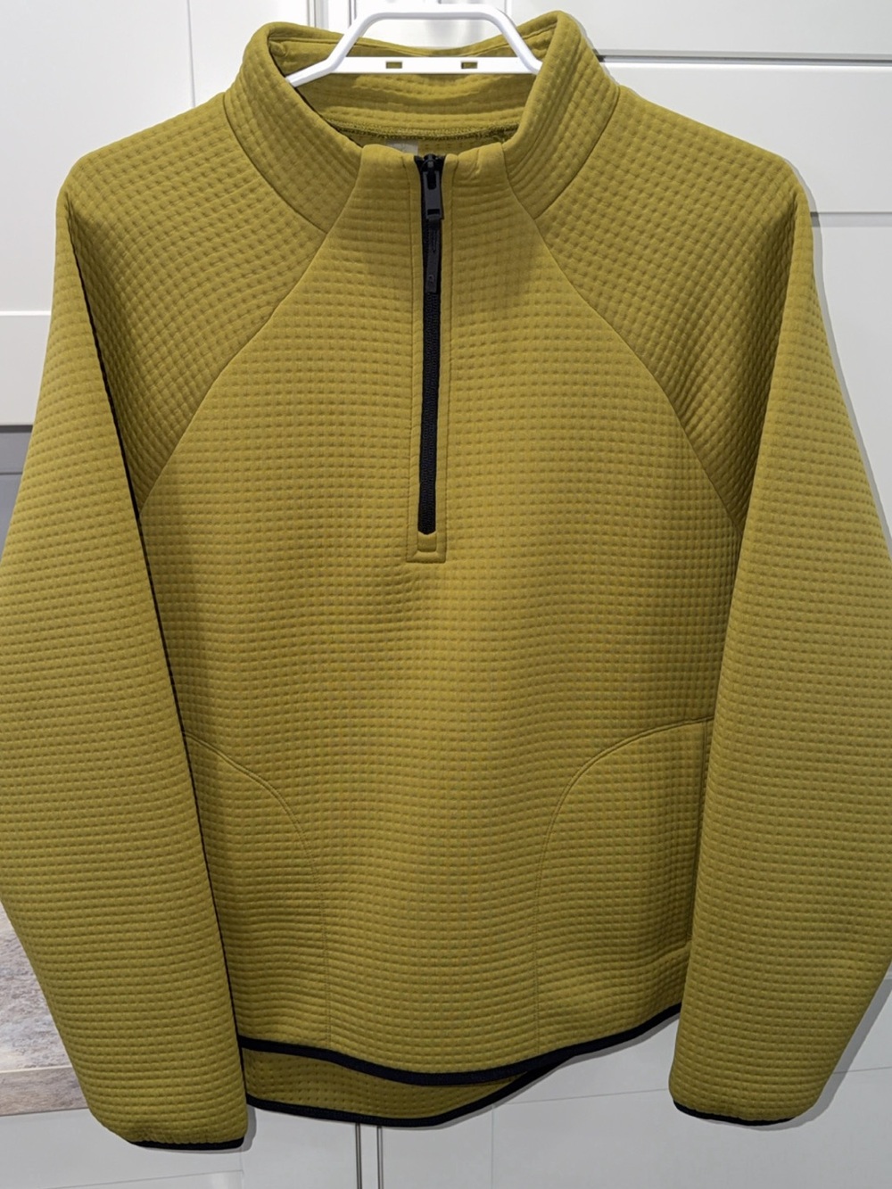 Half Zip Hyba New mock neck jacket sweater great for layering. Green New Large.